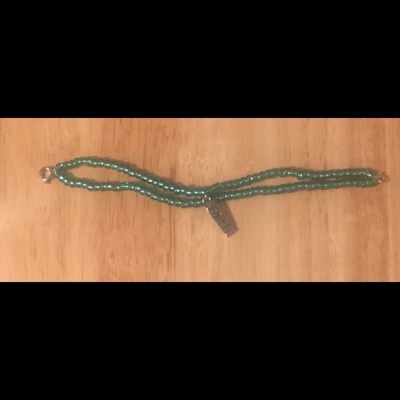 Hand Made double beaded bracelet w/ “Faith” charm. - Picture 2 of 2